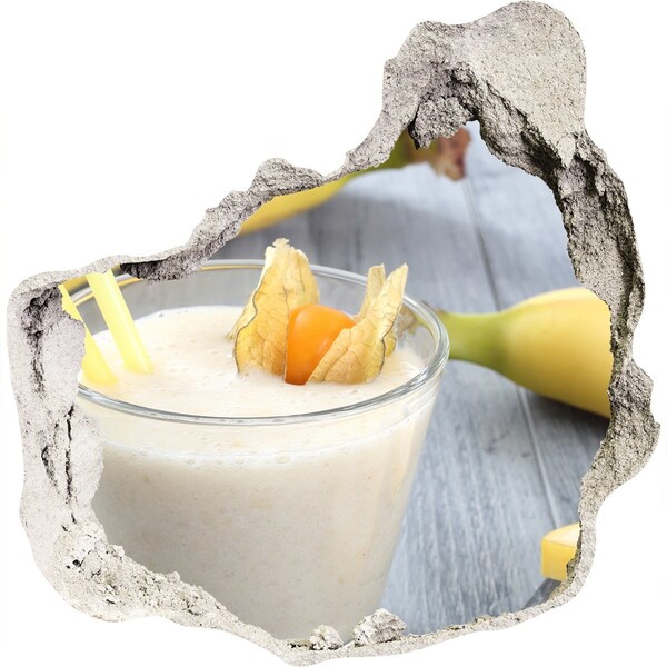 Samolepiaca diera nálepka Ovocný kokteil Diera v stene