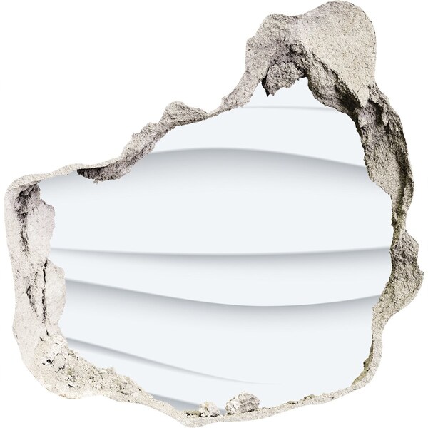 Foto fotografie diera na stenu Rozbitá stena s výhľadom na vlny