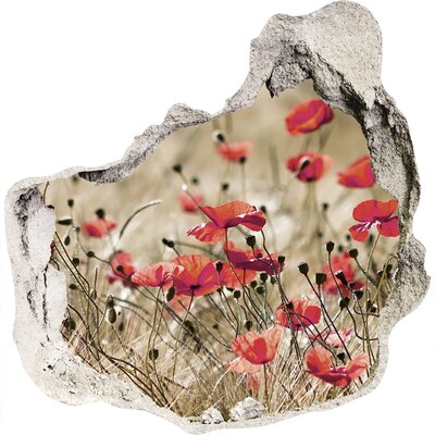 Nálepka fototapeta 3D výhľad Kvetinový raj medzi betónom