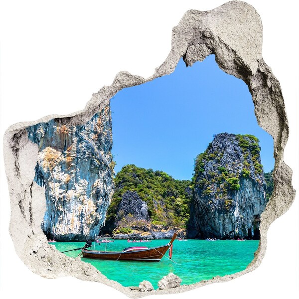 Samolepiaca nálepka fototapeta Člny thailand