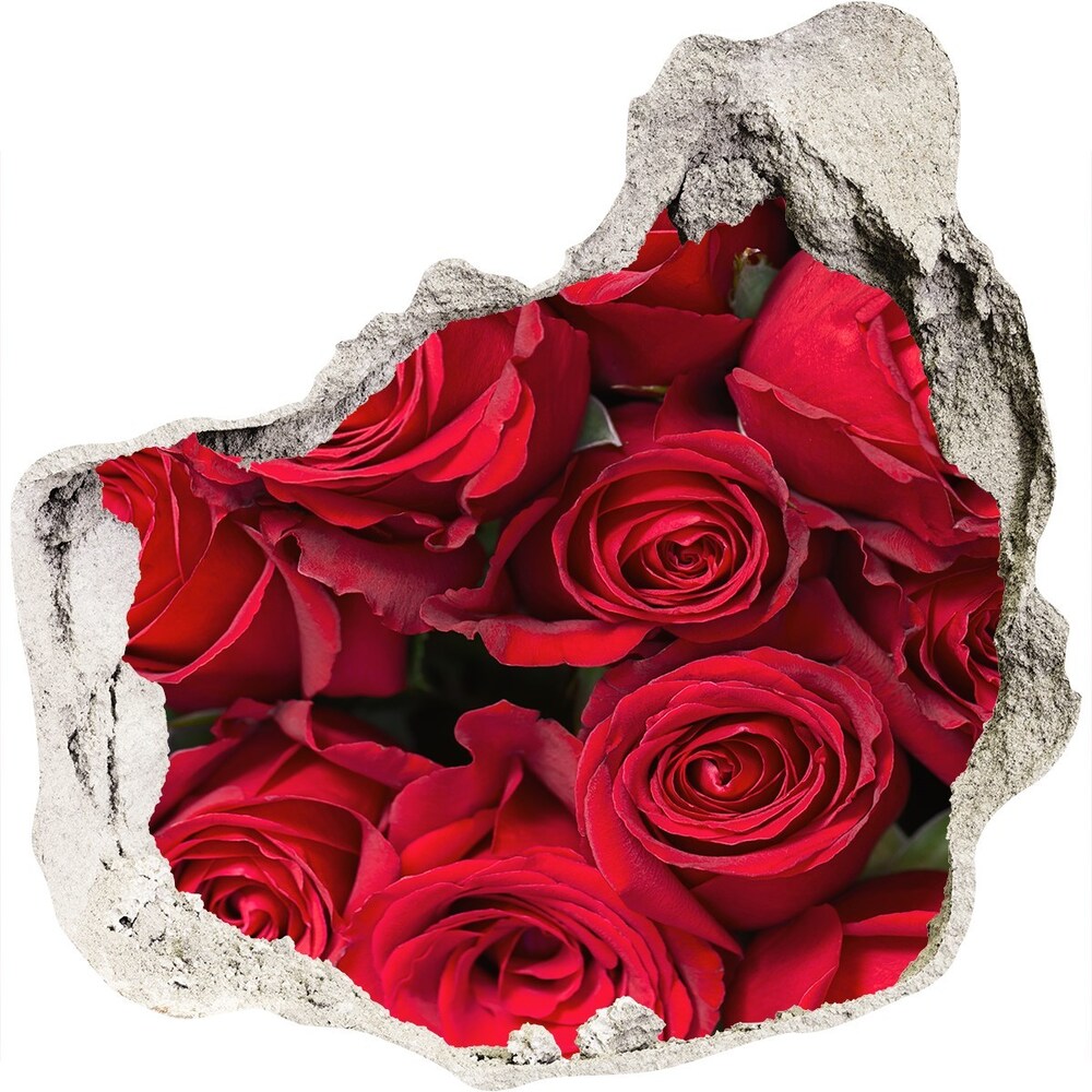 Diera 3D fototapety na stenu Červené ruže