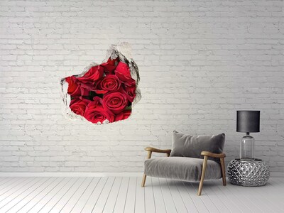 Diera 3D fototapety na stenu Červené ruže