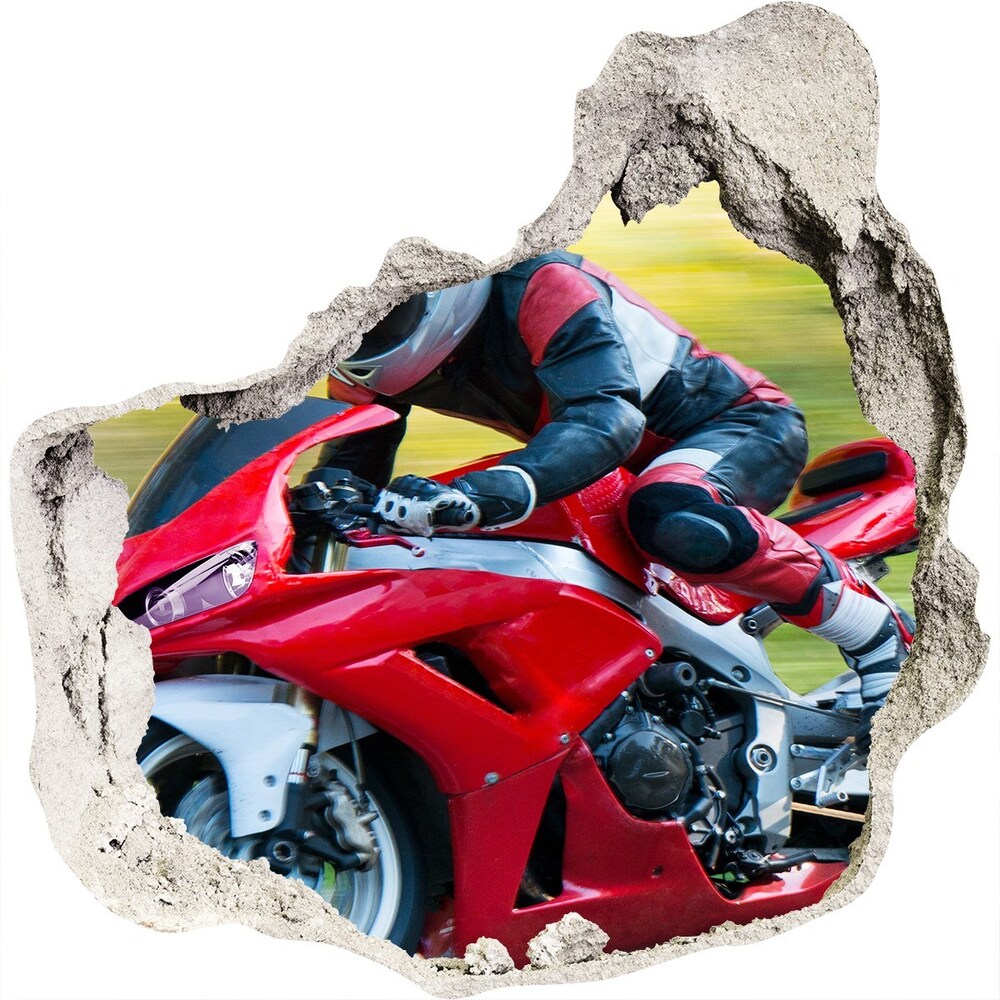 Diera 3D fototapety na stenu Motocykel