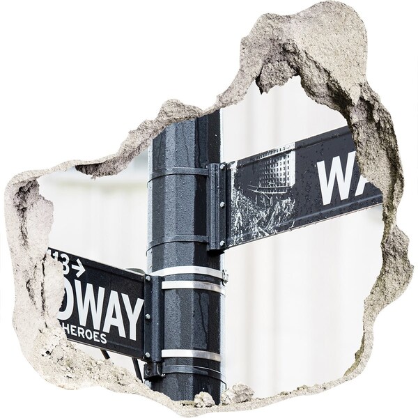 Nálepka 3D diera samolepiaca Ulica v meste