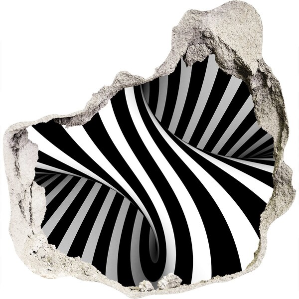 Samolepiaca diera múr 3D Optická ilúzia v stene