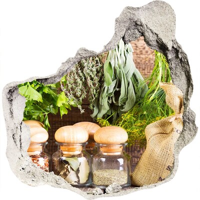 Nálepka fototapeta 3D výhľad Bylinkový kútik v kuchyni