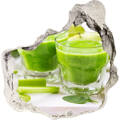 Nálepka fototapeta 3D výhľad Zelený koktail zdravia