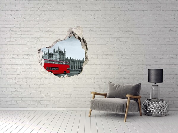 Diera 3D fototapety nálepka London bus