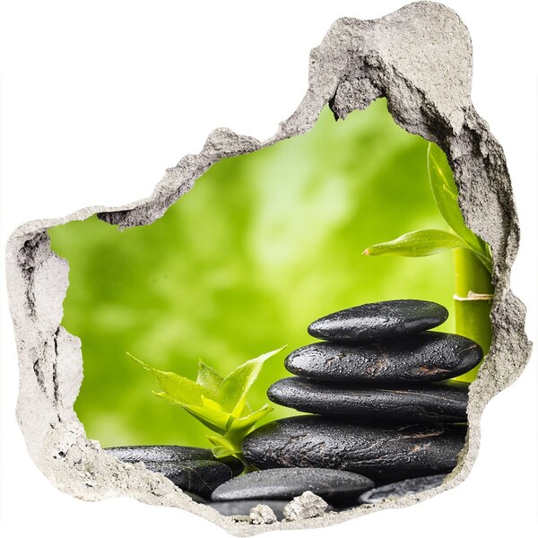 Fototapeta diera na stenu 3D Oáza pokoja s kameňmi