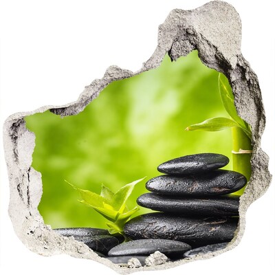 Fototapeta diera na stenu 3D Oáza pokoja s kameňmi