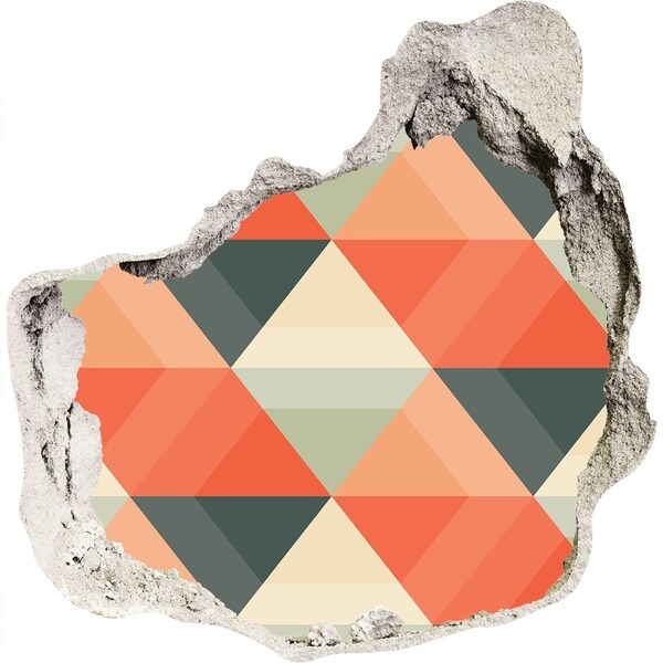 Samolepiaca nálepka Geometrické vzory v diere