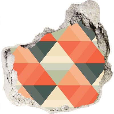 Samolepiaca nálepka Geometrické vzory v diere