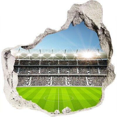 Samolepiaca diera nálepka Futbalový štadión v akcii