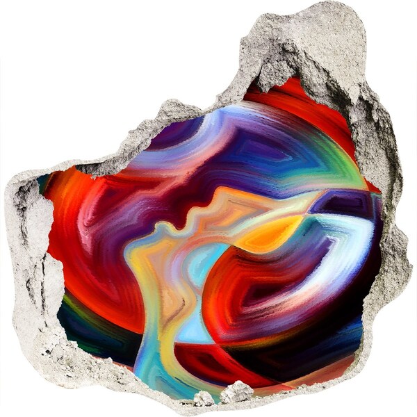 Samolepiaca nálepka Farebný tanec emócií