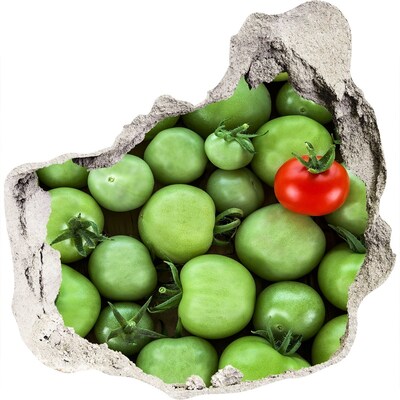 Fotoobraz diera na stenu nálepka Ovocie v betóne