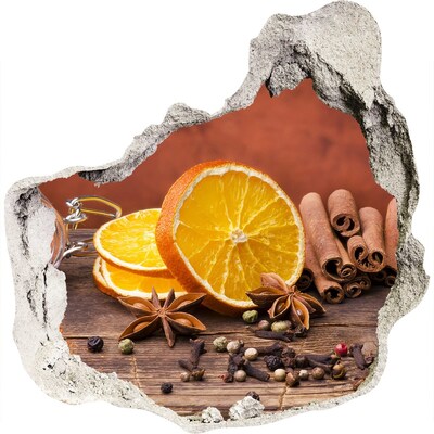 Samolepiaca diera na stenu nálepka Kuchynské vône