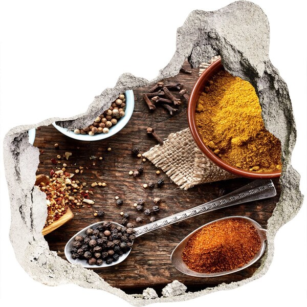 Foto fotografie diera na stenu Kuchynské korenie