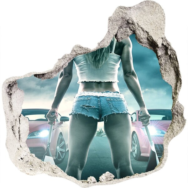 Fototapeta diera na stenu Pretekárske emócie