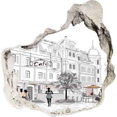 Nálepka fototapeta na stenu Kaviareň v európskom štýle