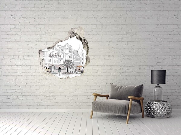 Nálepka fototapeta na stenu Kaviareň v európskom štýle