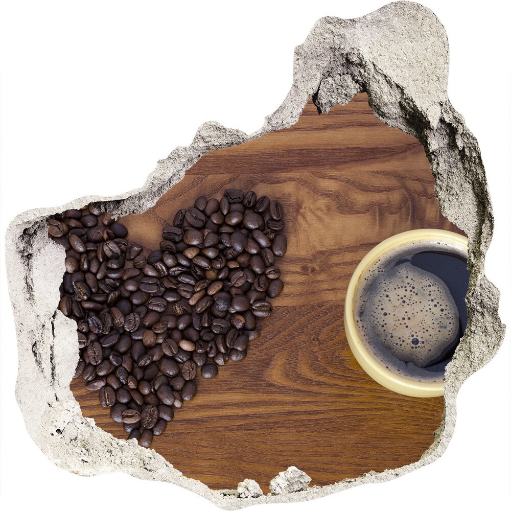 Nálepka fototapeta 3D na stenu I love coffee
