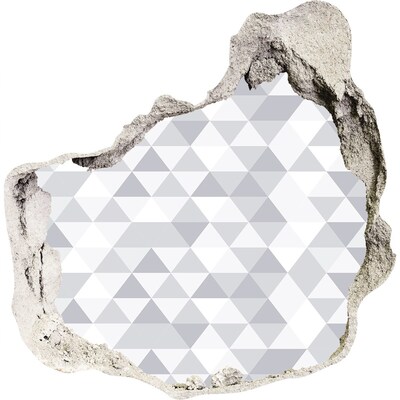 Samolepiaca nálepka Geometrický otvor v stene