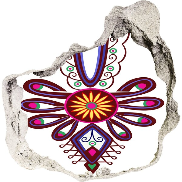 Nálepka fototapeta na stenu Farebný etnický vzor