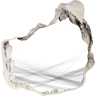 Nálepka fototapeta 3D na stenu Zrúcaná stena s výhľadom na priestor