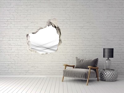 Nálepka fototapeta 3D na stenu Zrúcaná stena s výhľadom na priestor