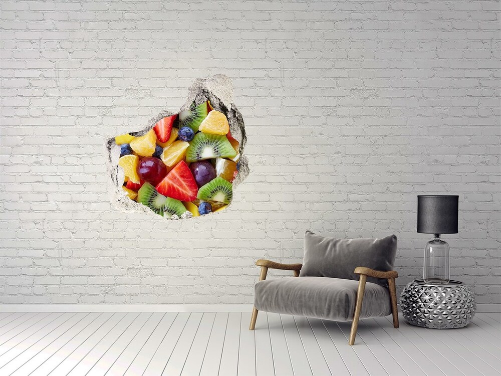Samolepiaca diera na stenu Nakrájané ovocie
