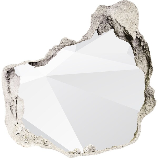 Nálepka fototapeta 3D výhľad Rozbitá stena s odrazom svetla