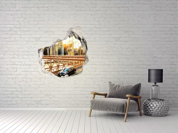 Fototapeta nálepka na stenu Brooklynský most pri západe slnka