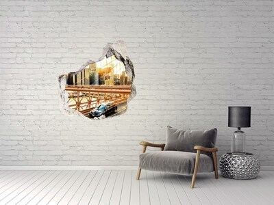 Fototapeta nálepka na stenu Brooklynský most pri západe slnka