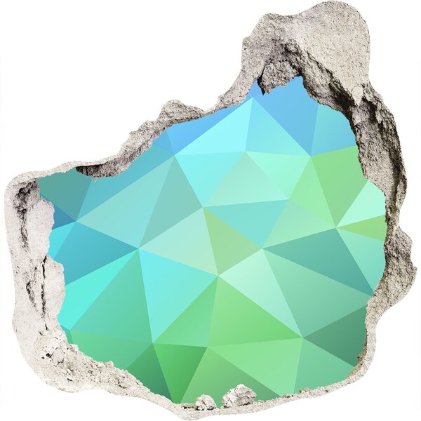 Samolepiaca diera na stenu Virtuálna diera v stene