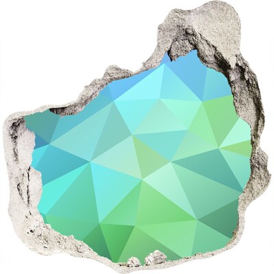 Samolepiaca diera na stenu Virtuálna diera v stene