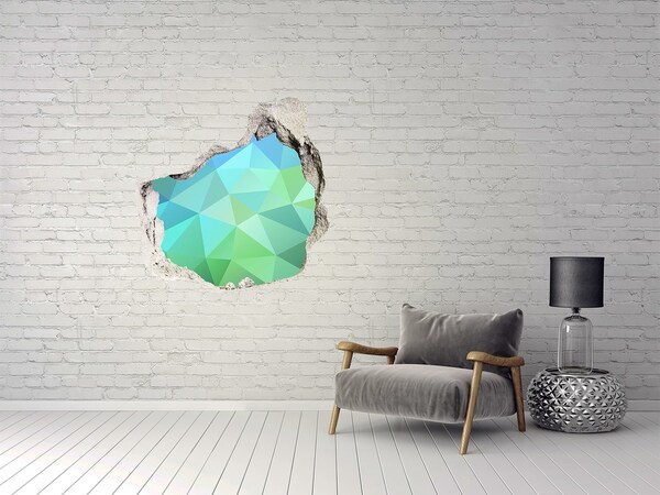 Samolepiaca diera na stenu Virtuálna diera v stene