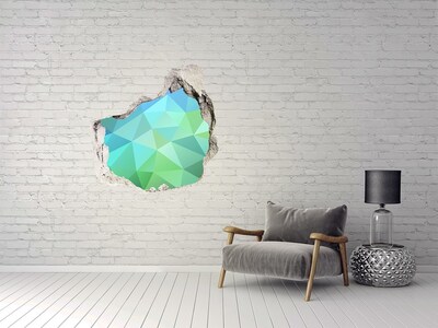 Samolepiaca diera na stenu Virtuálna diera v stene