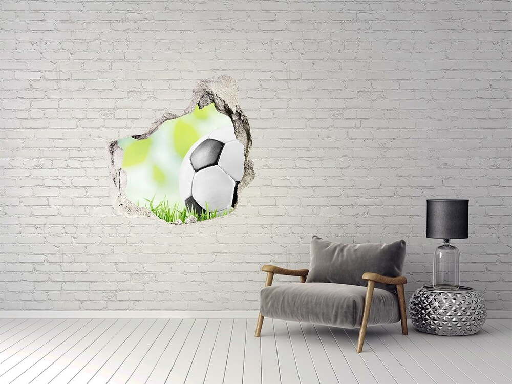 Fototapeta diera na stenu 3D Futbal