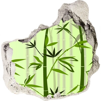 Fototapeta diera na stenu 3D Zelený bambusový les