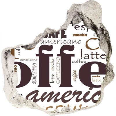 Nálepka fototapeta 3D výhľad Kávová oáza