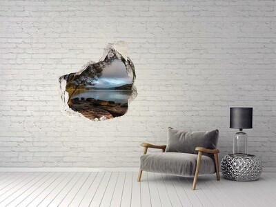 Foto fotografie diera na stenu Strom na rieke