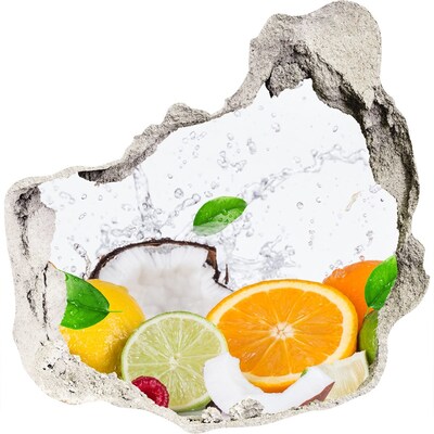 Samolepiaca diera nálepka Ovocný raj za múrom