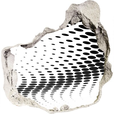 Samolepiaca nálepka betón Virtuálny priestor v diere