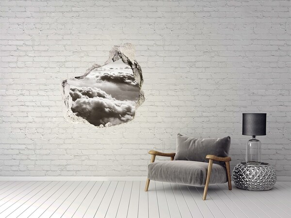 Samolepiaca nálepka na stenu Pohľad na oblaky