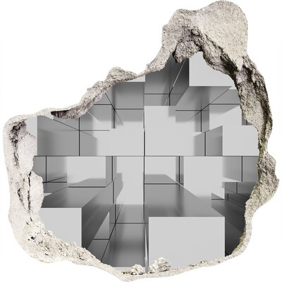 Fototapeta diera na stenu 3D Priestor v betóne