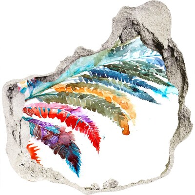 Nálepka fototapeta 3D výhľad Tropická oáza v betóne