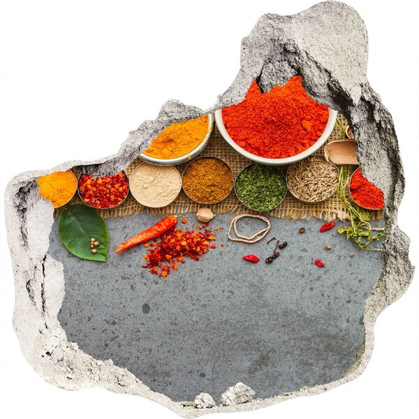 Samolepiaca diera nálepka Kuchyňa plná korenín