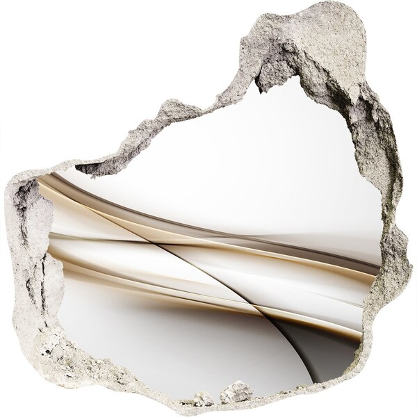 Fototapeta diera na stenu Abstraktný priestor za stenou