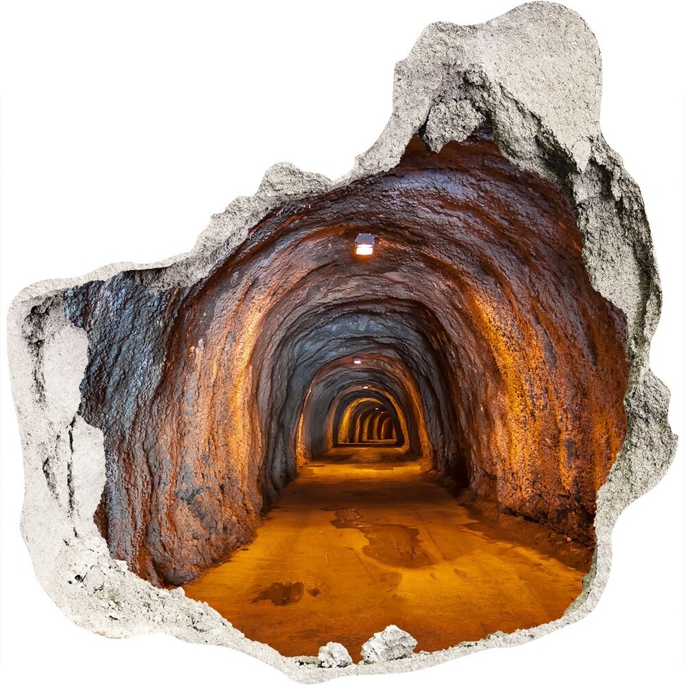 Foto fotografie diera na stenu Podzemné tunel
