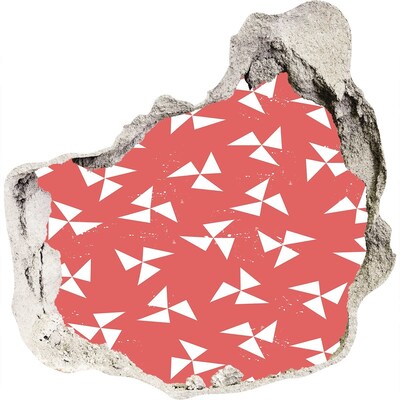 Fototapeta diera na stenu Vzor v červenom odtieni